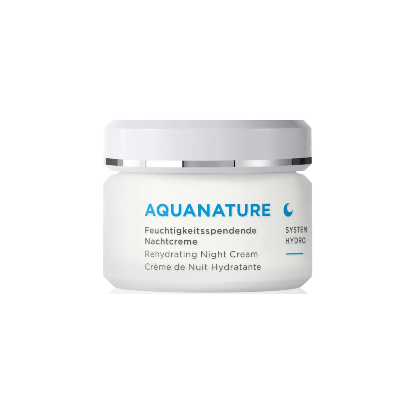 AQUANATURE Crème de Nuit Hydratante Vegan est disponible dans la parfumerie KAMS PARIS.