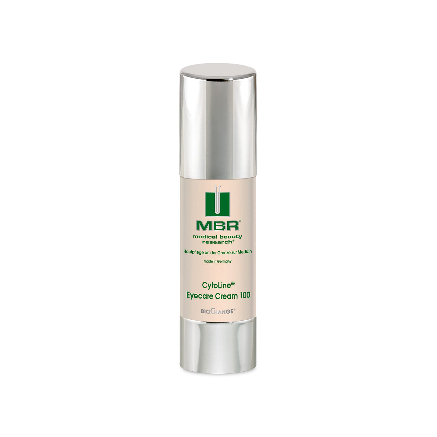 CytoLine Eyecare Cream 100 de MBR raffermit, hydrate et réduit les cernes grâce à une formule puissante à effet tenseur immédiat et longue durée.