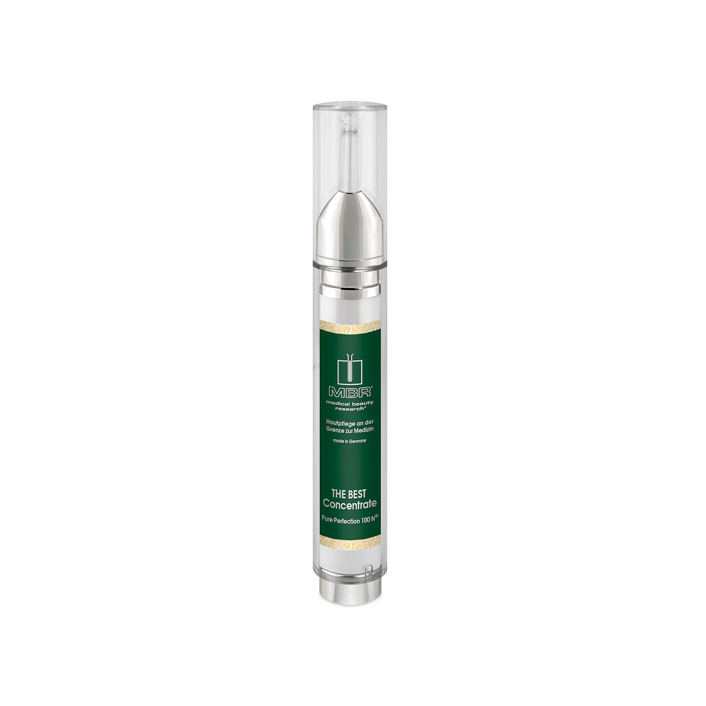 THE BEST Concentrate de MBR est un sérum anti-âge puissant qui repulpe, raffermit et revitalise la peau grâce à des actifs haute performance.