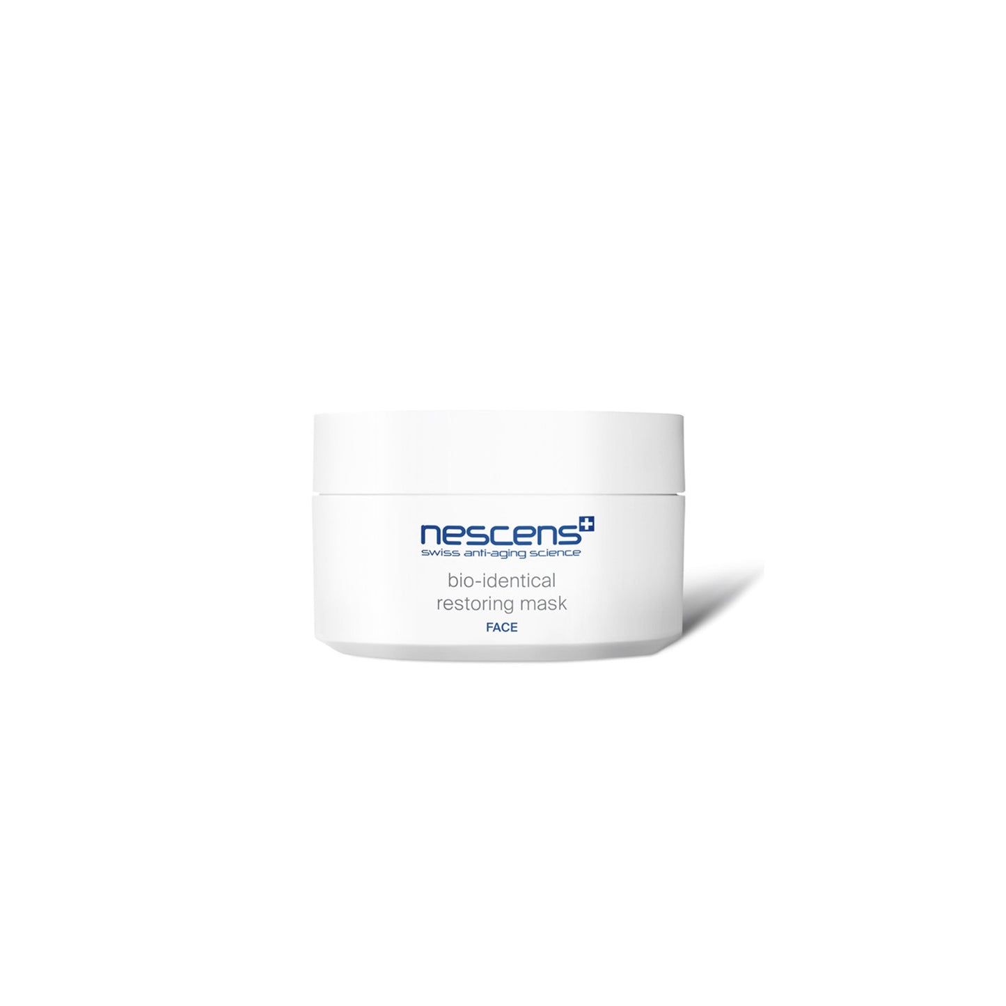 Nescens Masque reconstituant Bio-identique - Visage en fond blanc