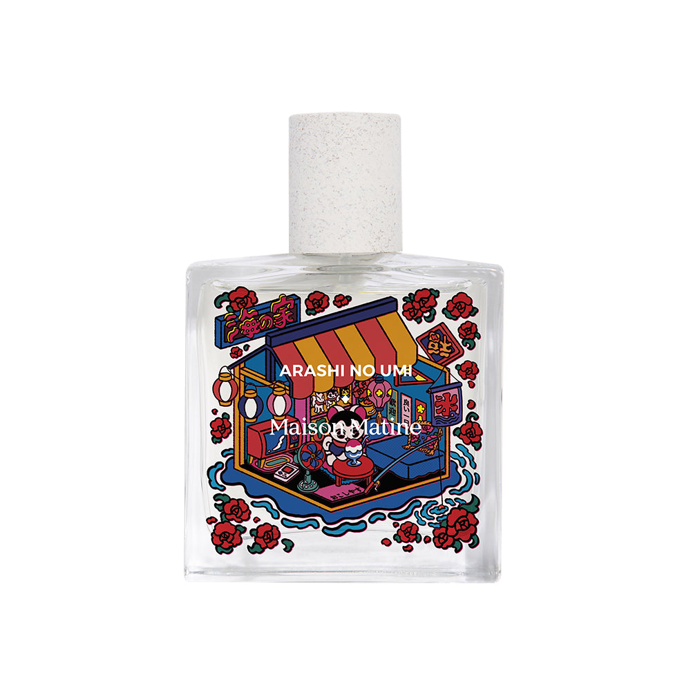 Arashi No Umi, un parfum floral, fruité et boisé de la marque française MAISON MATINE, disponible dans la parfumerie de niche KAMS PARIS