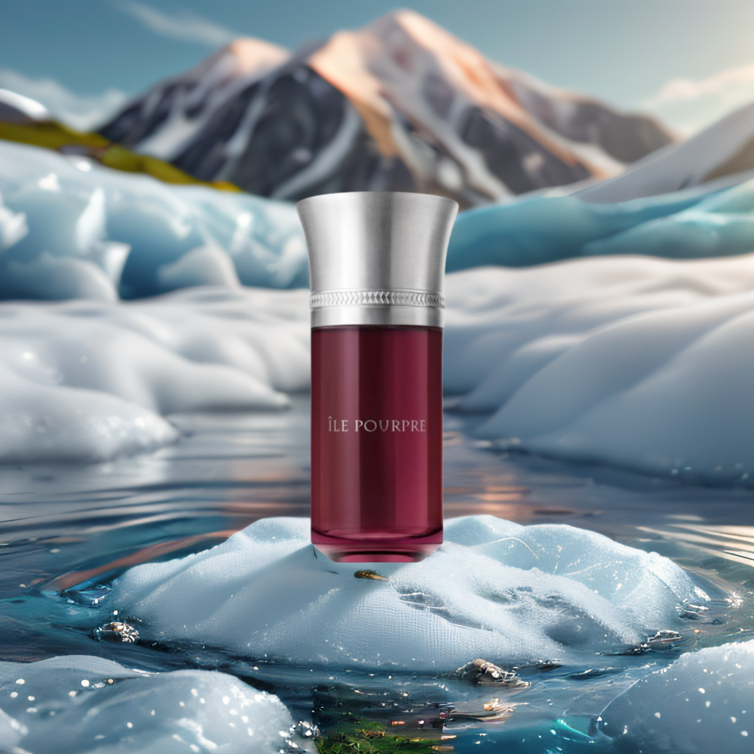 L'île Pourpre, un parfum gourmand et encens de la maison française Liquides Imaginaires, à retrouver dans la parfumerie de niche KAMS PARIS