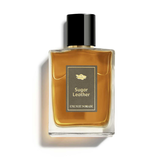 UNE NUIT NOMADE Sugar Leather en fond blanc