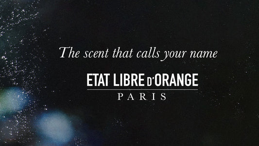 une bannière sur une marque française de parfums Etat Libre d'Orange, disponible dans la parfumerie de niche KAMS PARIS