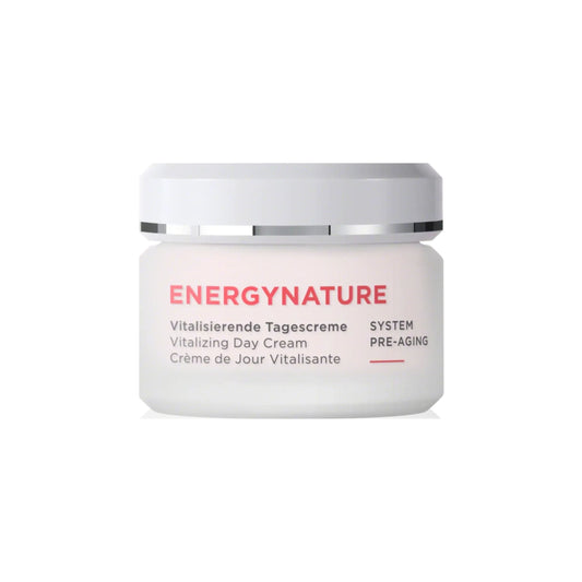 ENERGYNATURE Crème de Jour Vitalisante Vegan  préserve le collagène naturel et stimule la production d’acide hyaluronique, disponible chez KAMS PARIS.