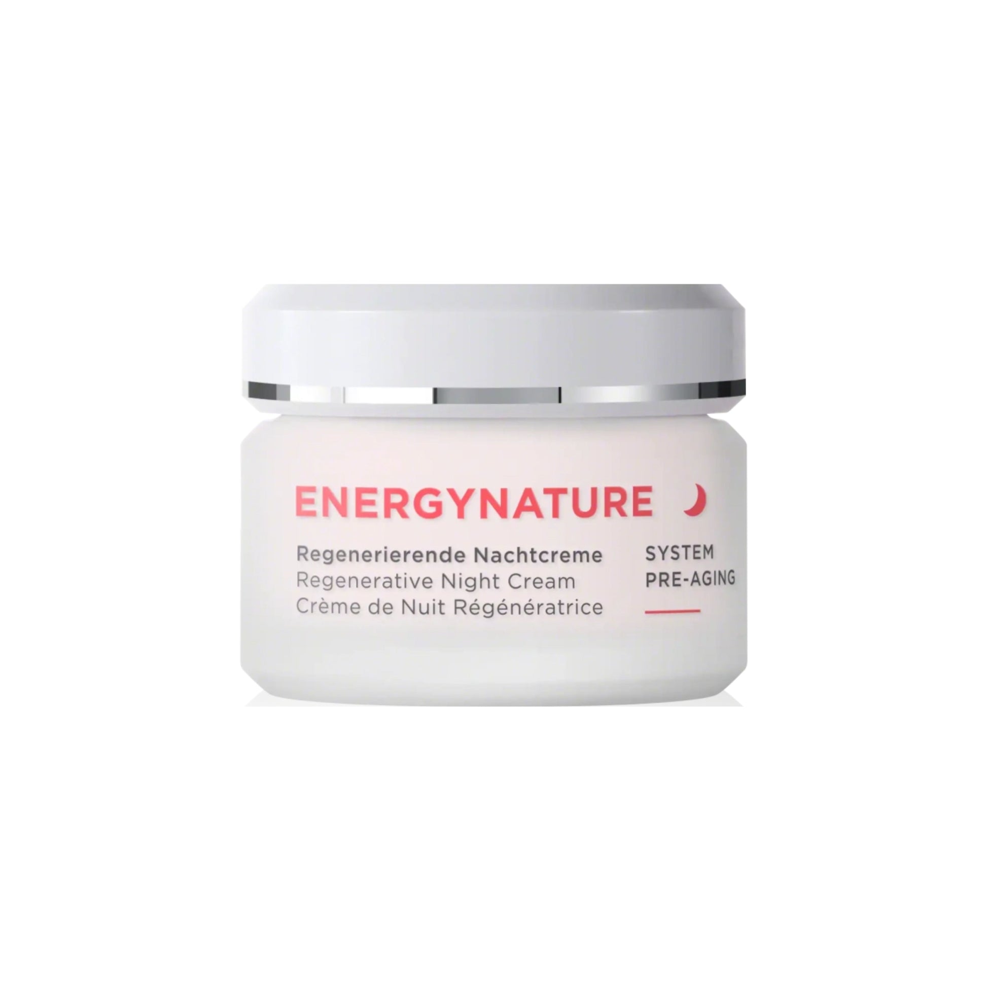 ENERGYNATURE Crème de Nuit Régénératrice Vegan régénère votre peau pendant la nuit, disponible chez KAMS PARIS.