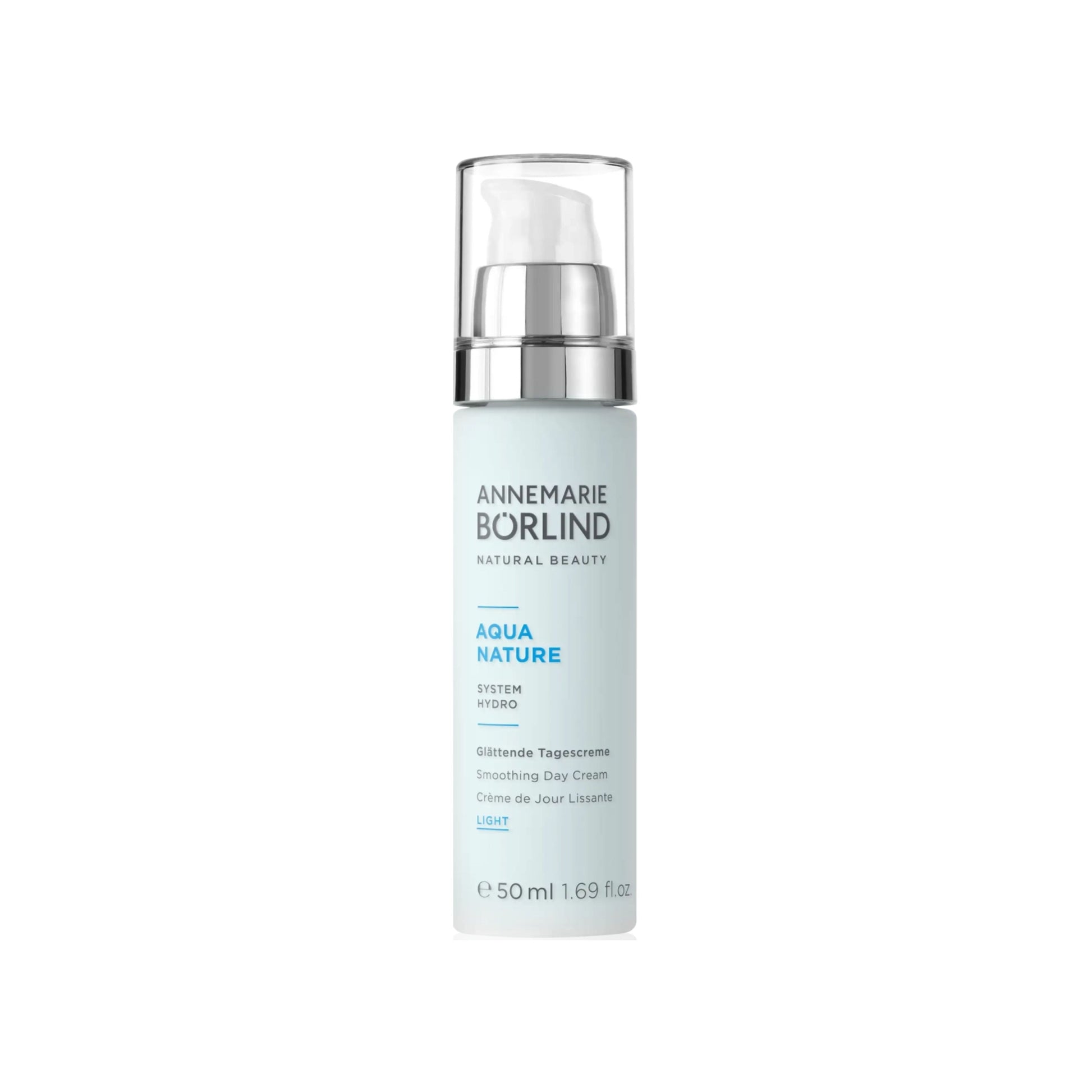 AQUANATURE Crème de Jour Lissante light Vegan est disponible dans la parfumerie KAMS ¨PARIS.