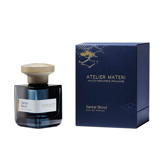 un parfum boisé et ambré de la maison française ATELIER MATERI, à retrouver dans la parfumerie de niche KAMS PARIS