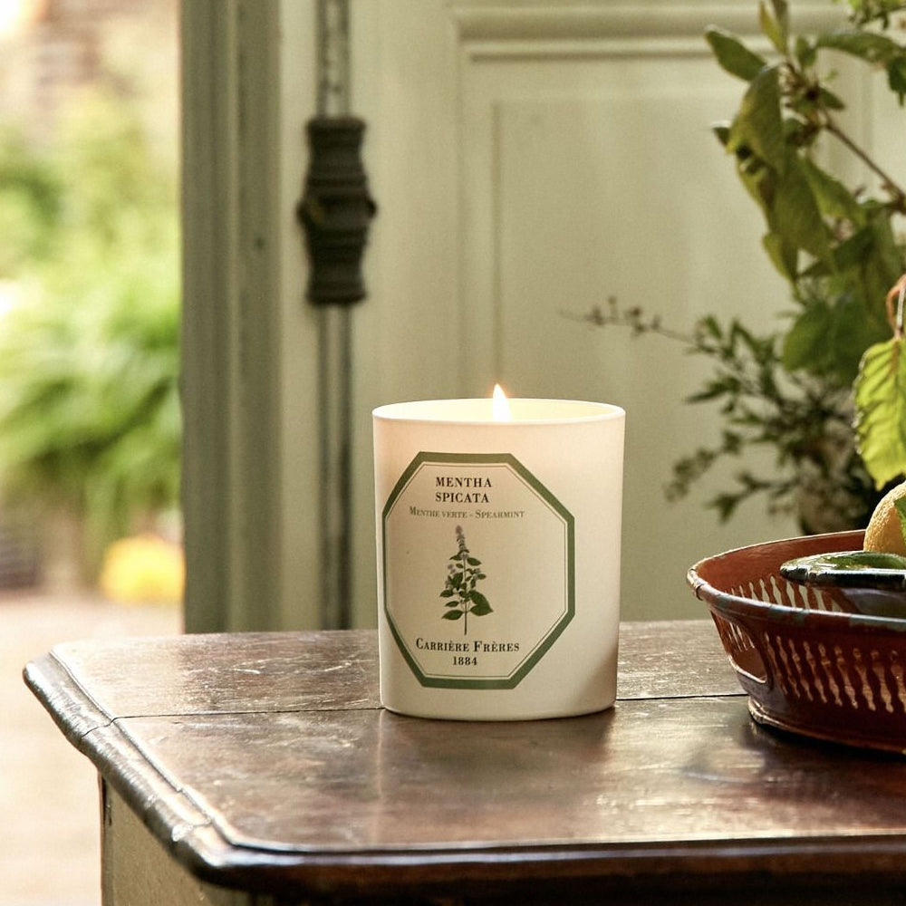 Bougie menthe verte