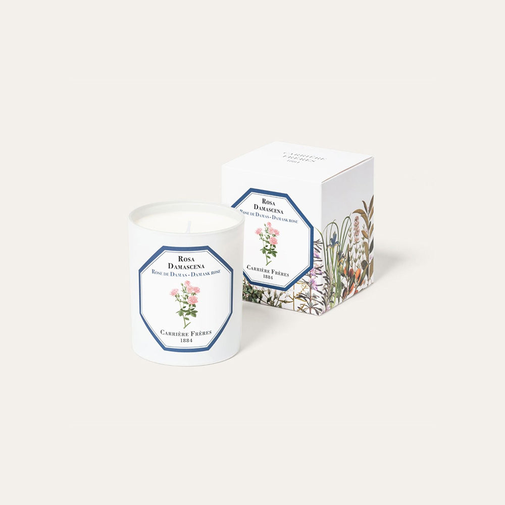 Bougie rose de Damas