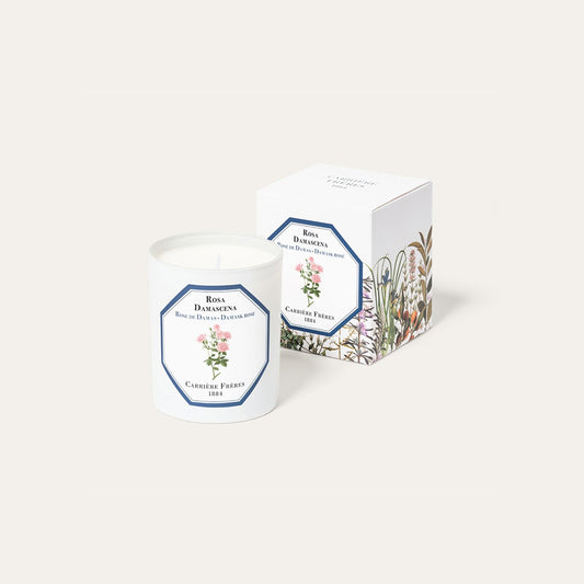 Bougie rose de Damas