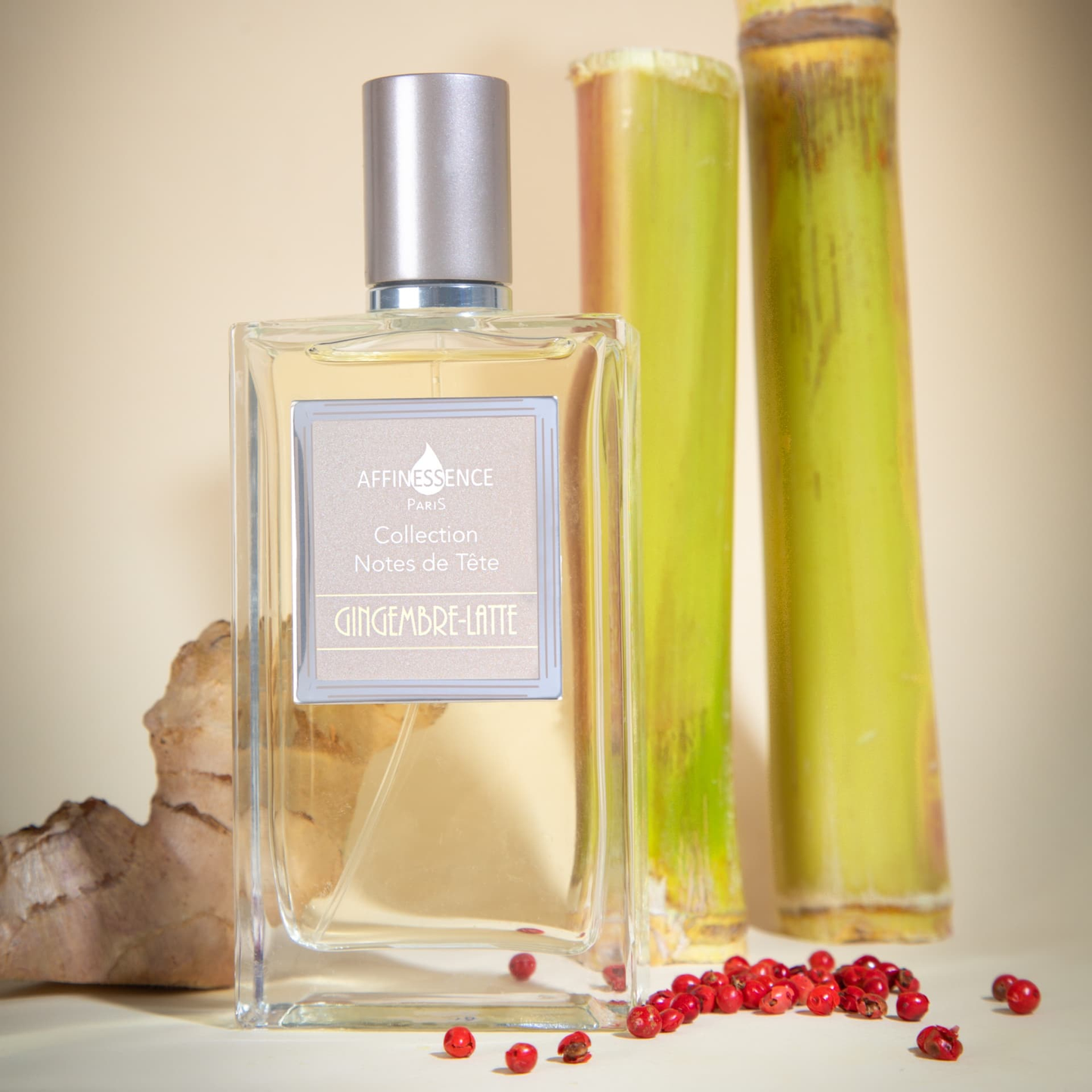 un parfum épicé et frais de la maison de haute parfumerie AFFINESSENCE, disponible chez KAMS PARIS