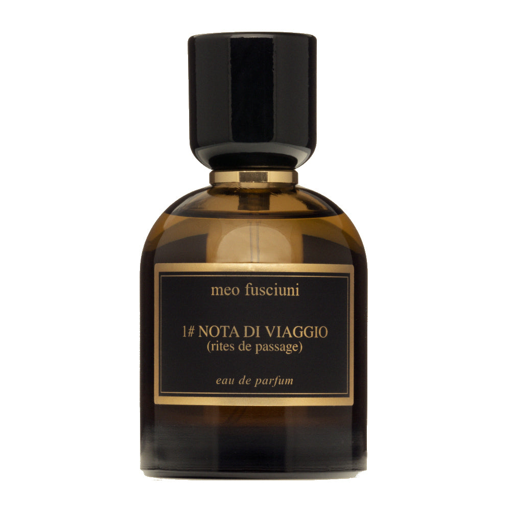 NOTA DI VIAGGIO Rites de passage, un parfum aromatique et encens de la marque italienne MEO FUSCIUNI, à retrouver dans la parfumerie de niche KAMS PARIS