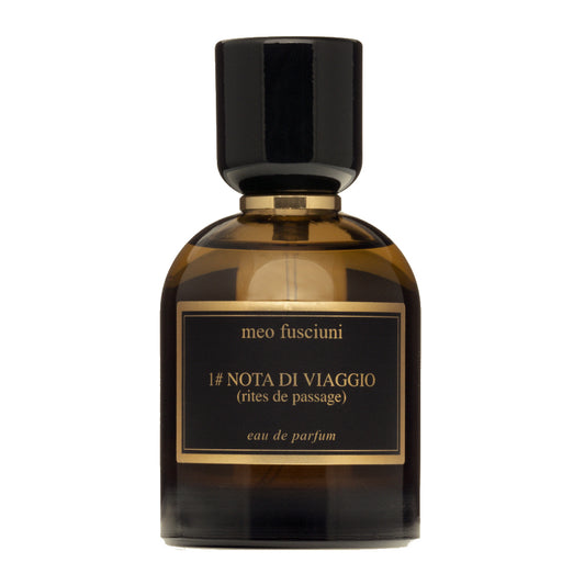 NOTA DI VIAGGIO Rites de passage, un parfum aromatique et encens de la marque italienne MEO FUSCIUNI, à retrouver dans la parfumerie de niche KAMS PARIS