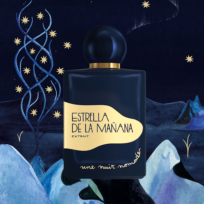 Estrella de la Manana, un extrait de parfum oriental et fumé de la maison française UNE NUIT NOMADE, à retrouver dans la parfumerie de niche KAMS PARIS