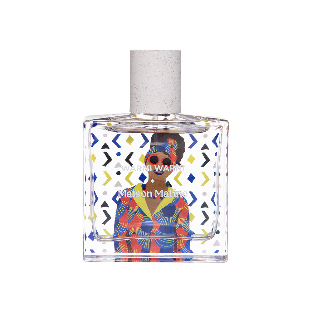 Warni Warni, un parfum épicé et floral de la marque française MAISON MATINE, disponible dans la parfumerie de niche KAMS PARIS